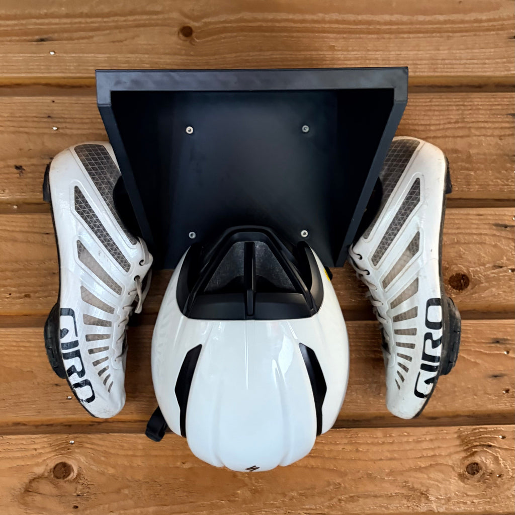 Muurbeugel - Race/Gravelfiets - schoenen - helm en accessoires